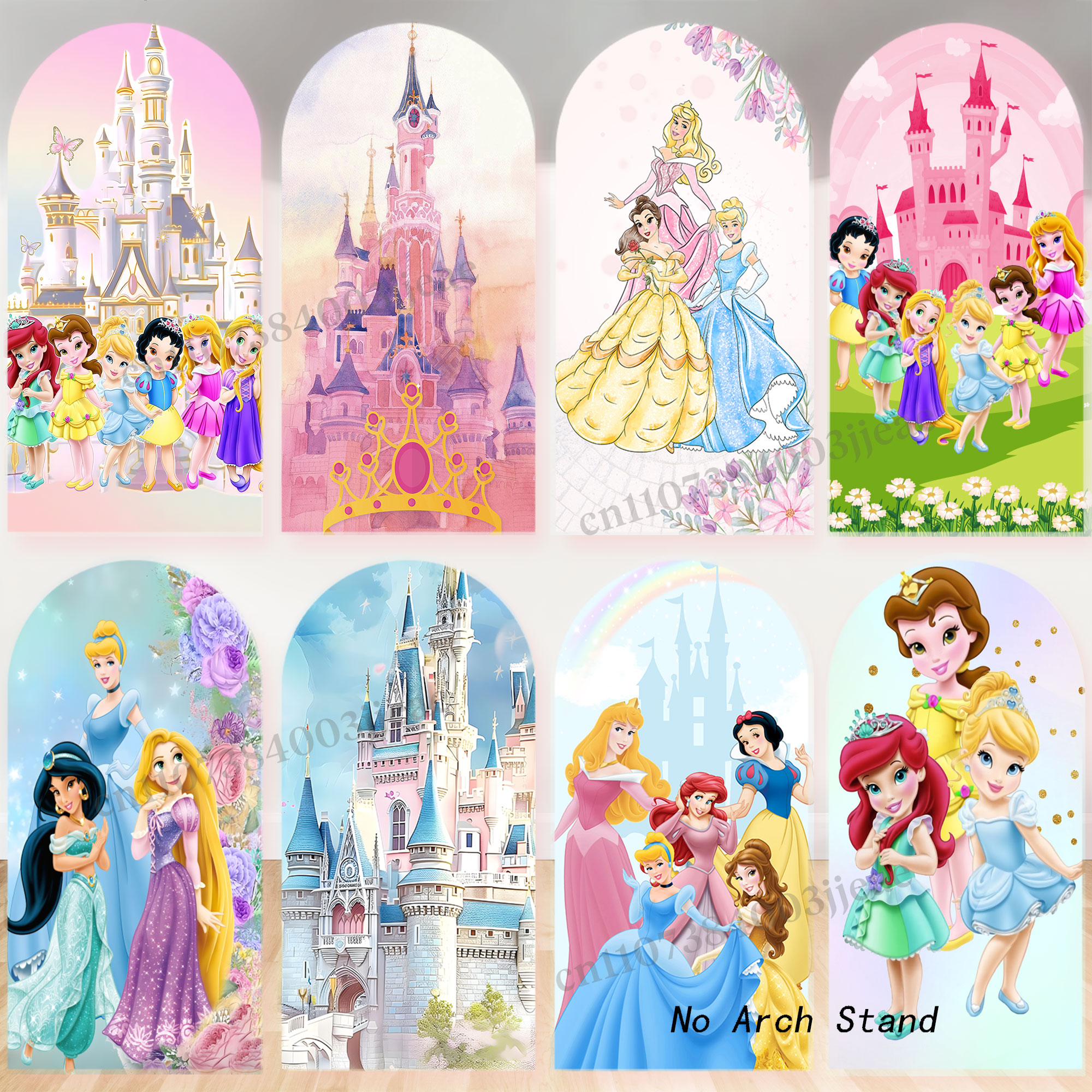 Photography Class - Princess Family Photo Arch Background Girls