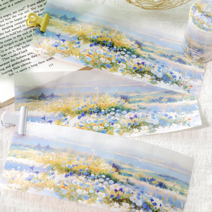 Photography Journal - 74mm*2m PET Tapes Spring Flower Sea