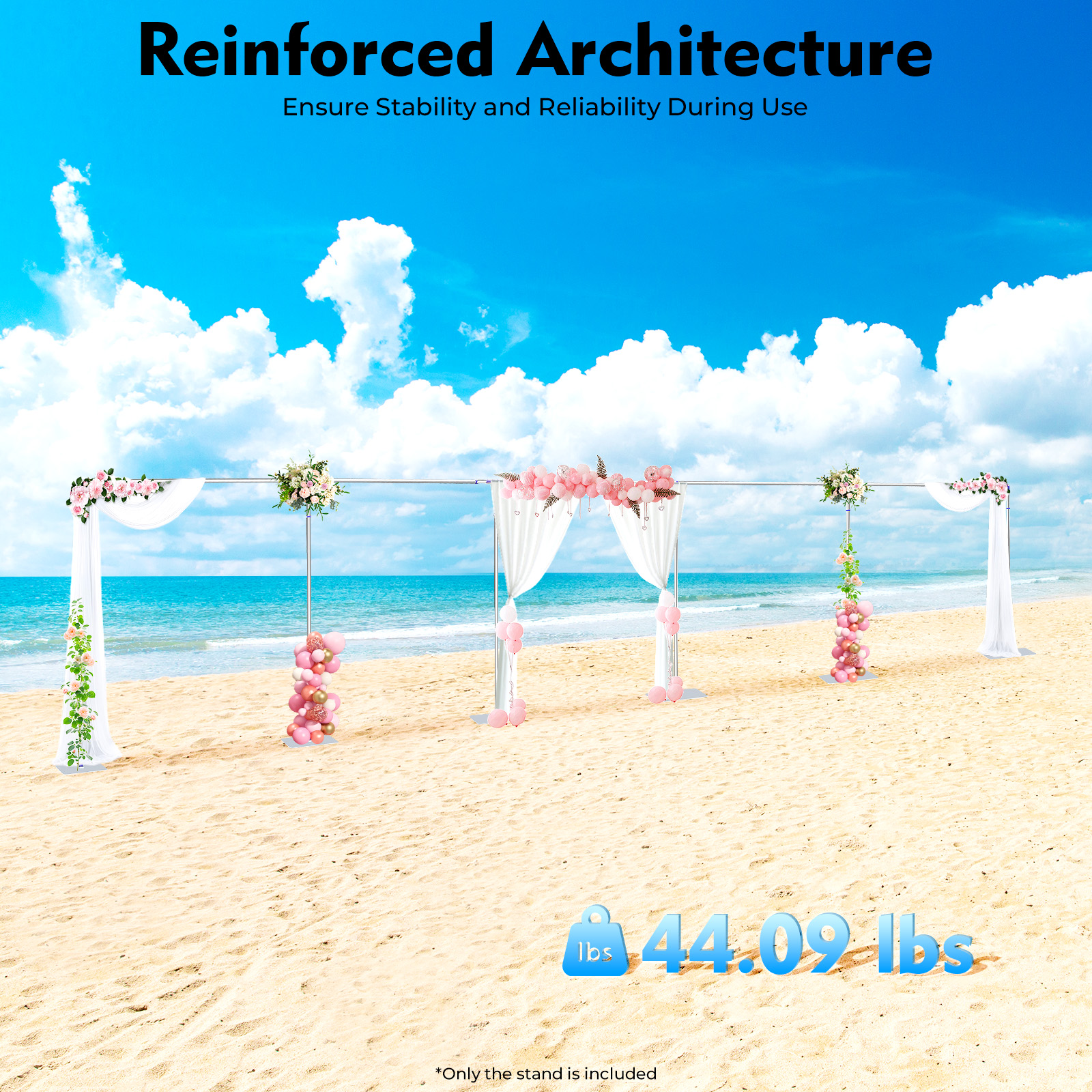 Backdrop Stand Kit - 9.84*49.21ft Wedding Decoration Stand Backdrop Stand