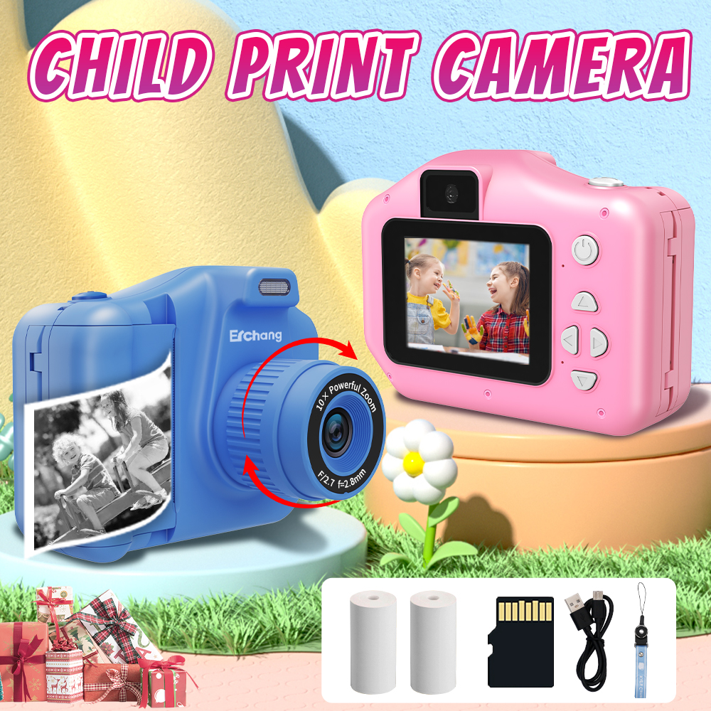 Photography And Videography - New Children Instant Print Camera 10x