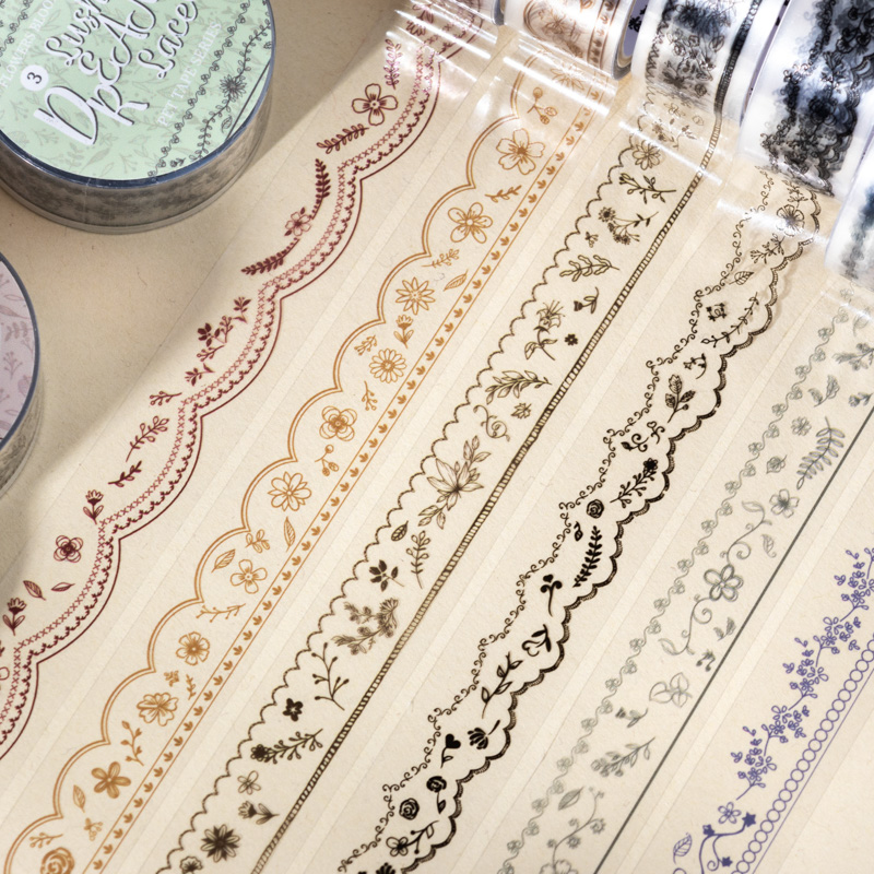 Photography Journal - JIANQI 15mm*2m Lace flower band PET