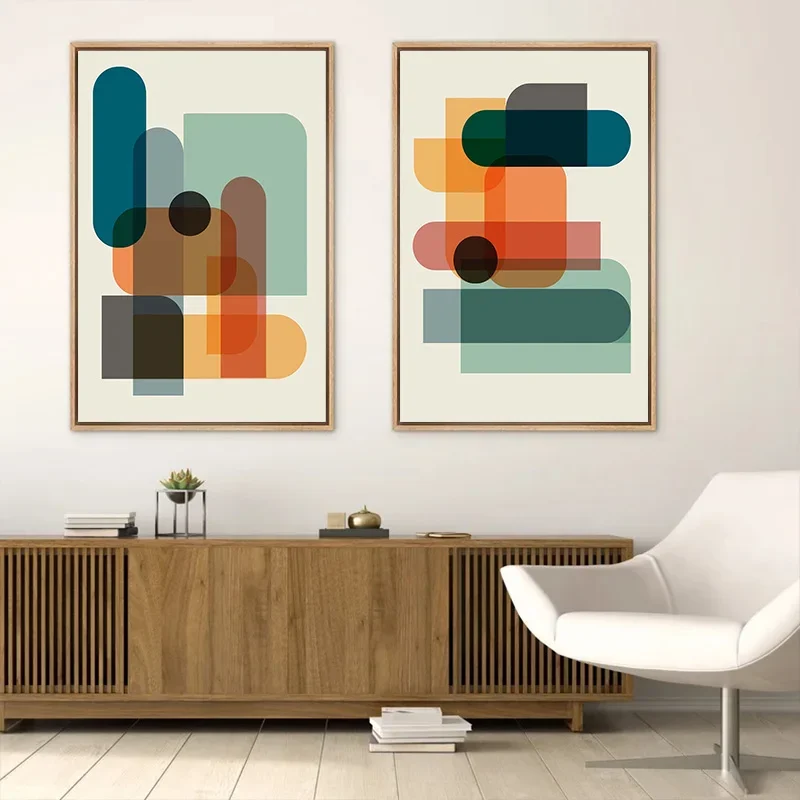 Photography Course - Abstract Colorful Geometric Fun Set of
