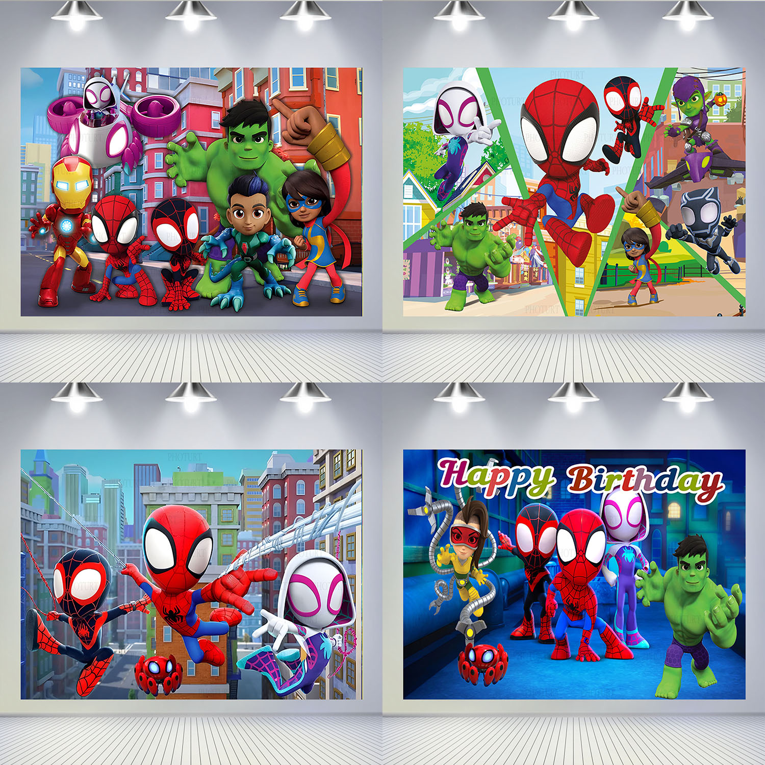 Photography Of A Man - Spidey and Amazing Friends Backdrop Kids