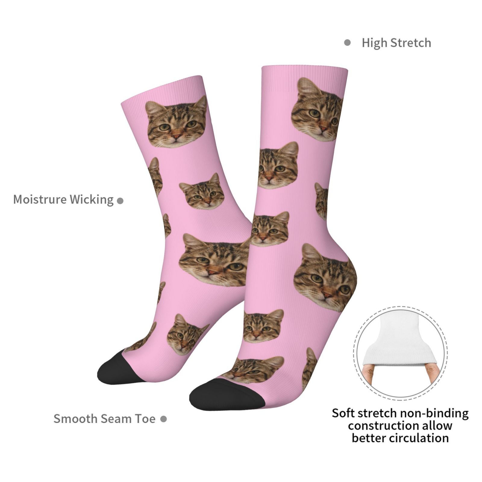Customized face-shaped socks   - đánh giá và giá Photography Style