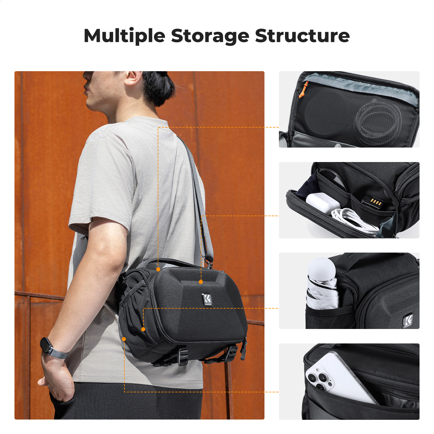 K&F CONCEPT Lightweight Tough  - đánh giá và giá Camera Bag Waterproof