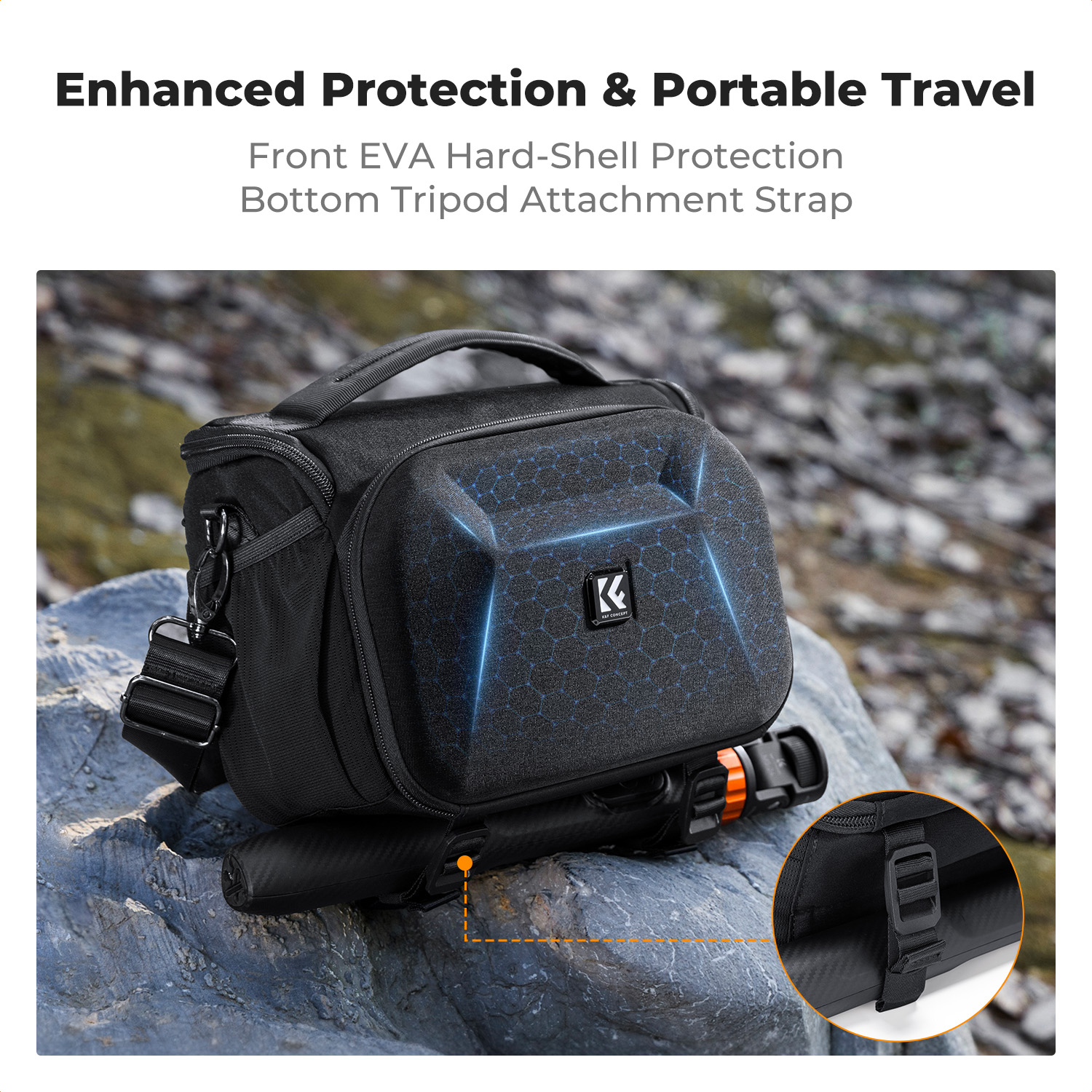 K&F CONCEPT Lightweight Tough  - đánh giá và giá Camera Bag Waterproof