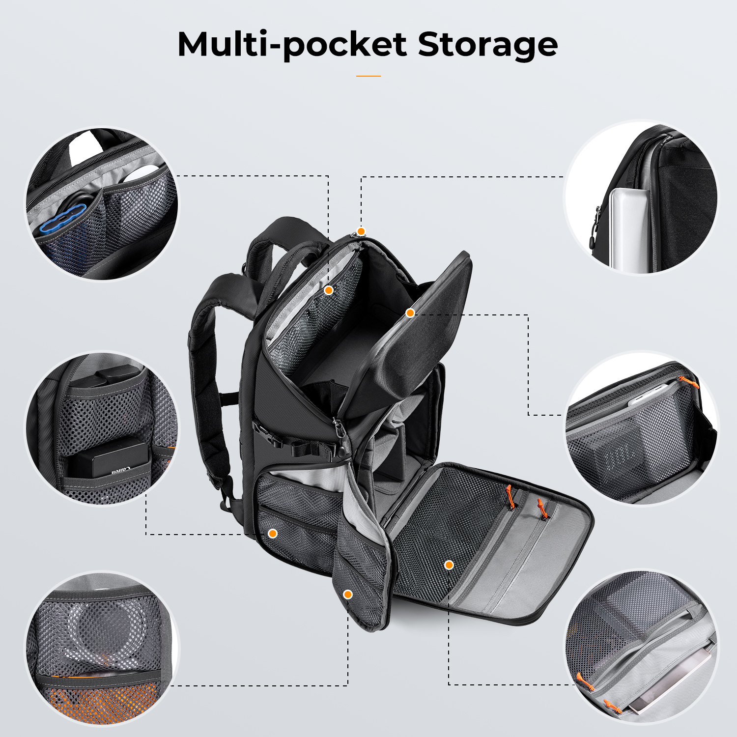 K&F CONCEPT 20L Camera Backpac - đánh giá và giá Camera Bag Waterproof