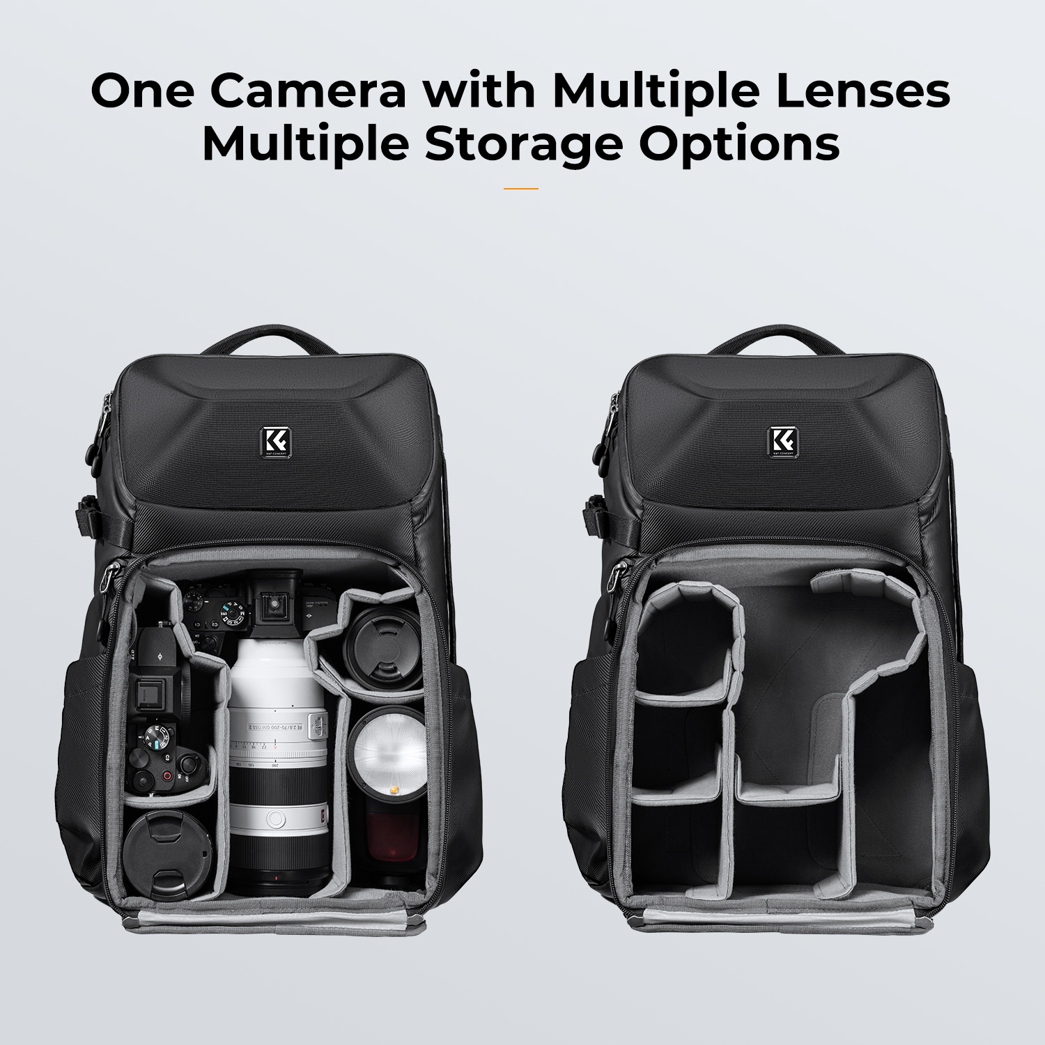 K&F CONCEPT 20L Camera Backpac - đánh giá và giá Camera Bag Waterproof