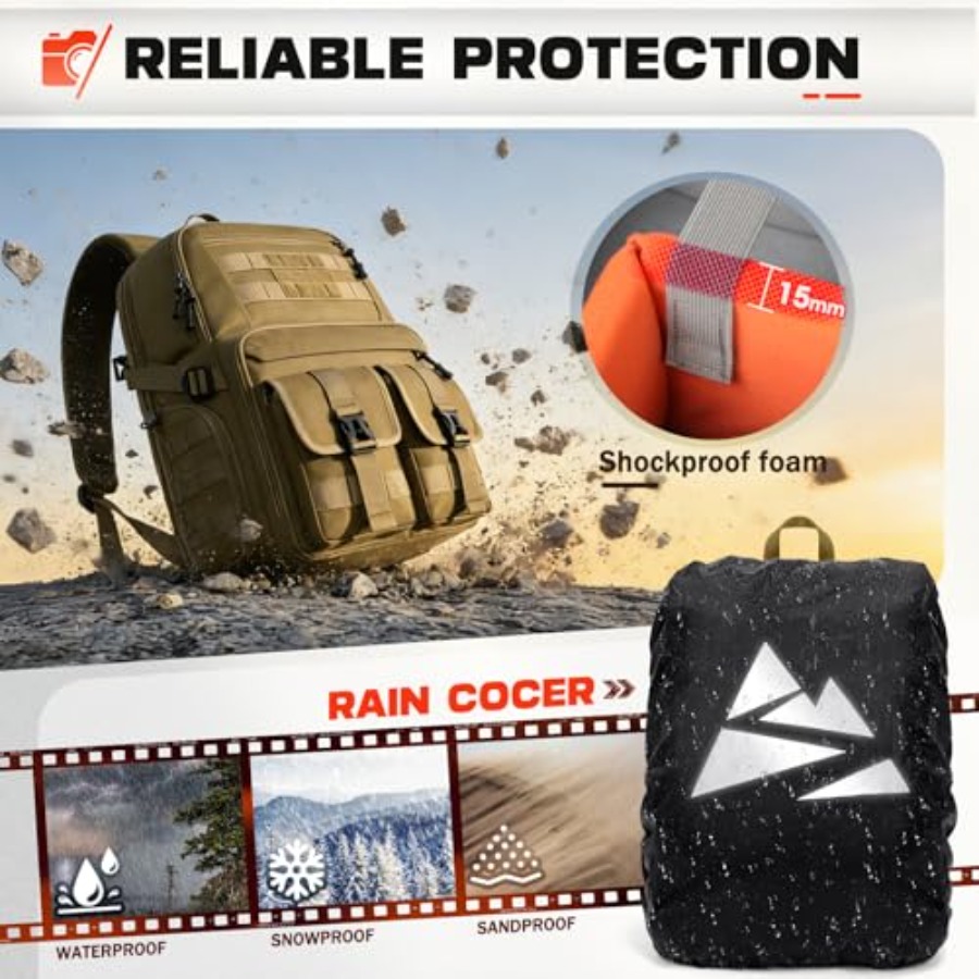 Camera Bag Backpack for DSLR/S - đánh giá và giá Camera Bag Waterproof