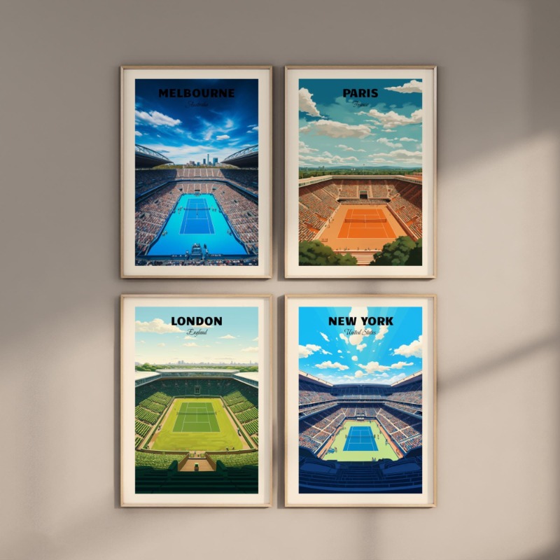 1pc frameless Tennis Majors Po - đánh giá và giá Photography Major