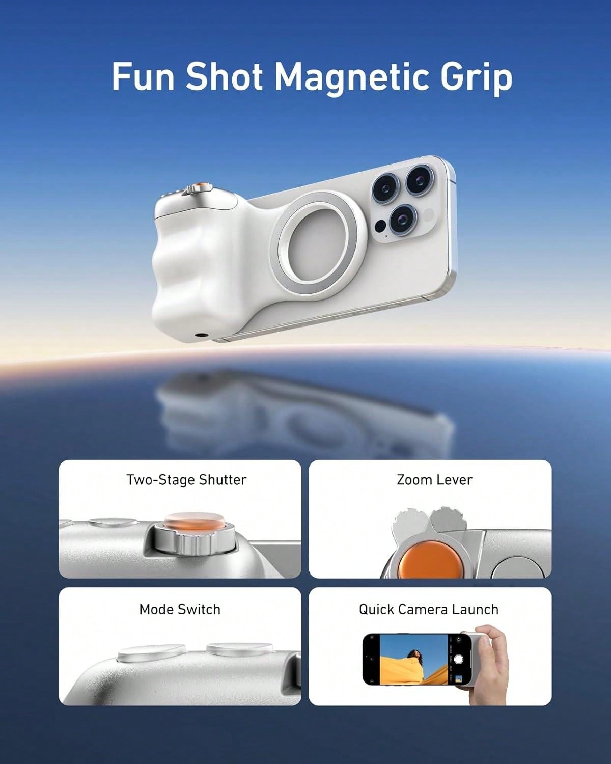 Silver Magnetic Phone Camera G - đánh giá và giá Photography Major