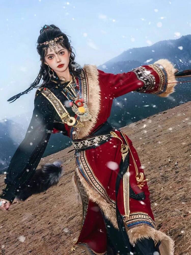 New Tibetan robe Tibet brigade - đánh giá và giá Photography Style