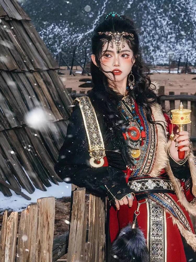 New Tibetan robe Tibet brigade - đánh giá và giá Photography Style