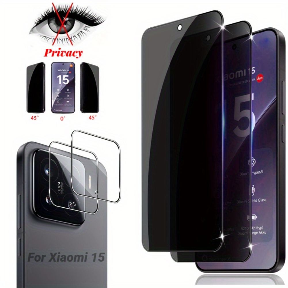 3+3 3Pcs Privacy-Screen Protec - đánh giá và giá Xiaomi Photography Kit 15 Ultra
