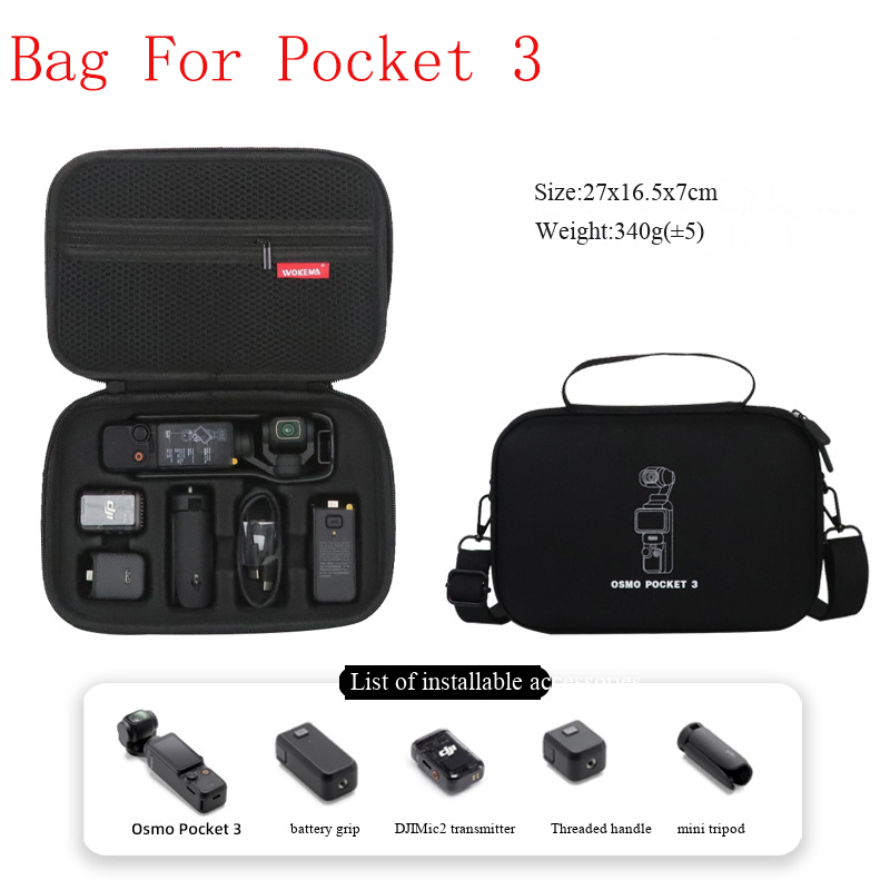 Storage Bag For DJI Osmo Pocke - đánh giá và giá Camera Bag Waterproof