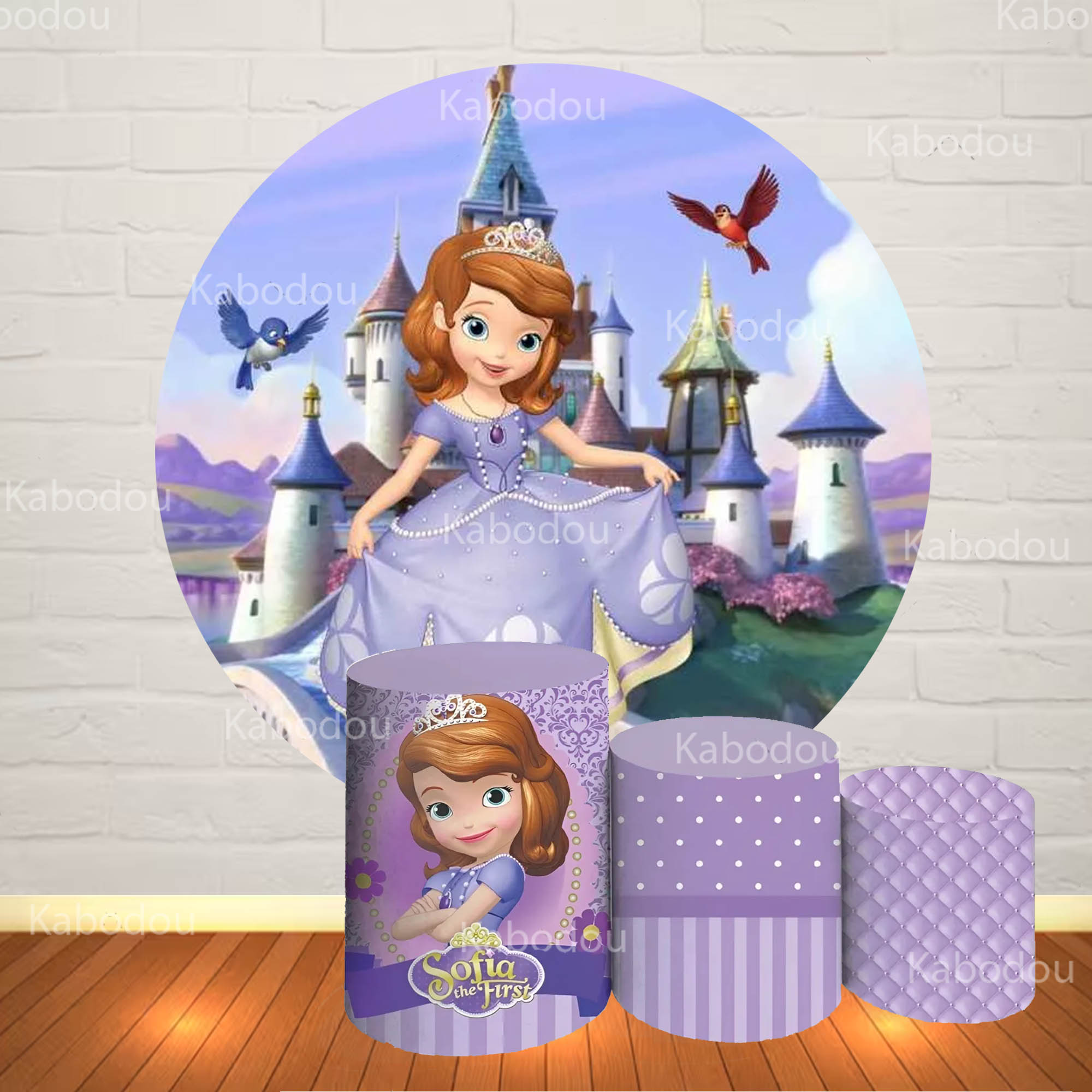Sofia the First Round Backdrop - đánh giá và giá Photography Class