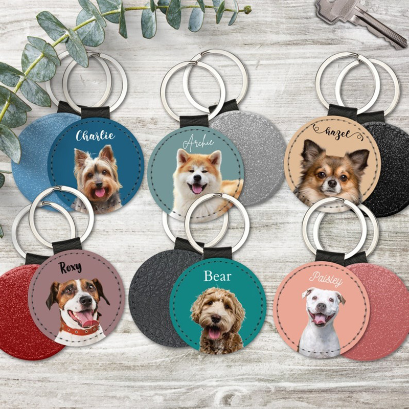 Custom Pet Photo Keychain Pers - đánh giá và giá Photography Style