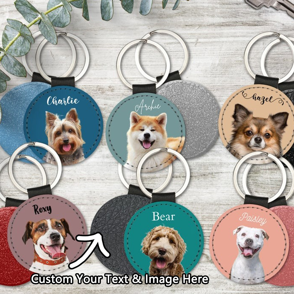 Custom Pet Photo Keychain Pers - đánh giá và giá Photography Style