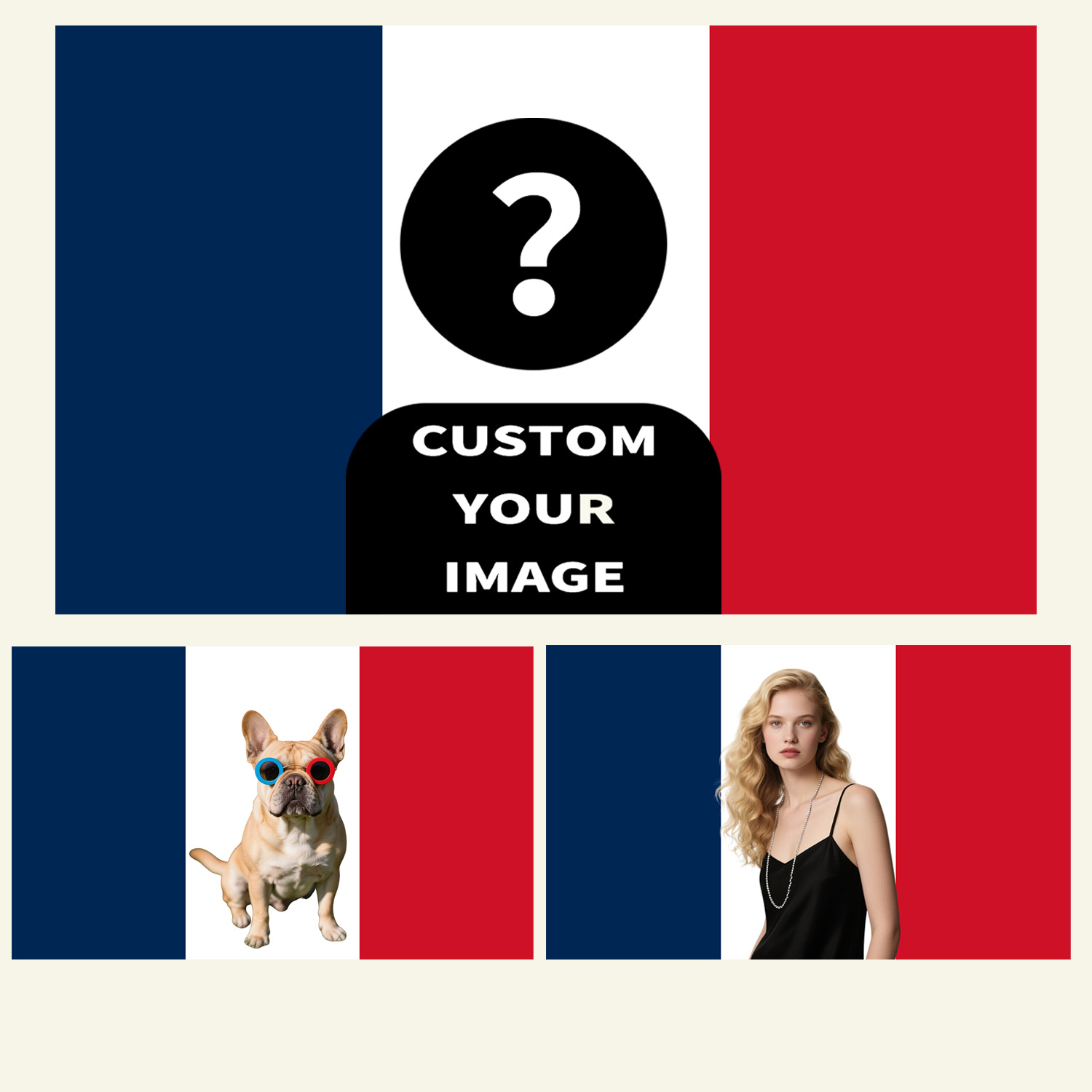1pc 2D FLAT Personalize France - đánh giá và giá Photography Style
