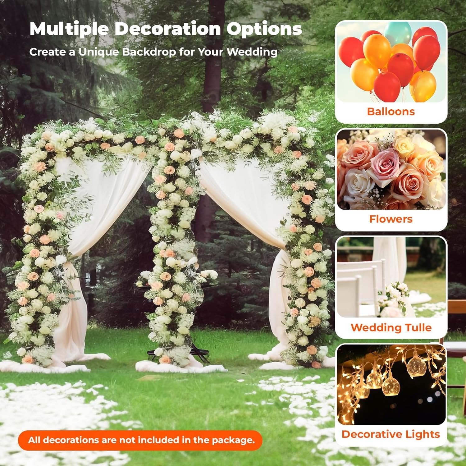 10FT x 20FT Wedding Party Back - đánh giá và giá Backdrop Stand Kit