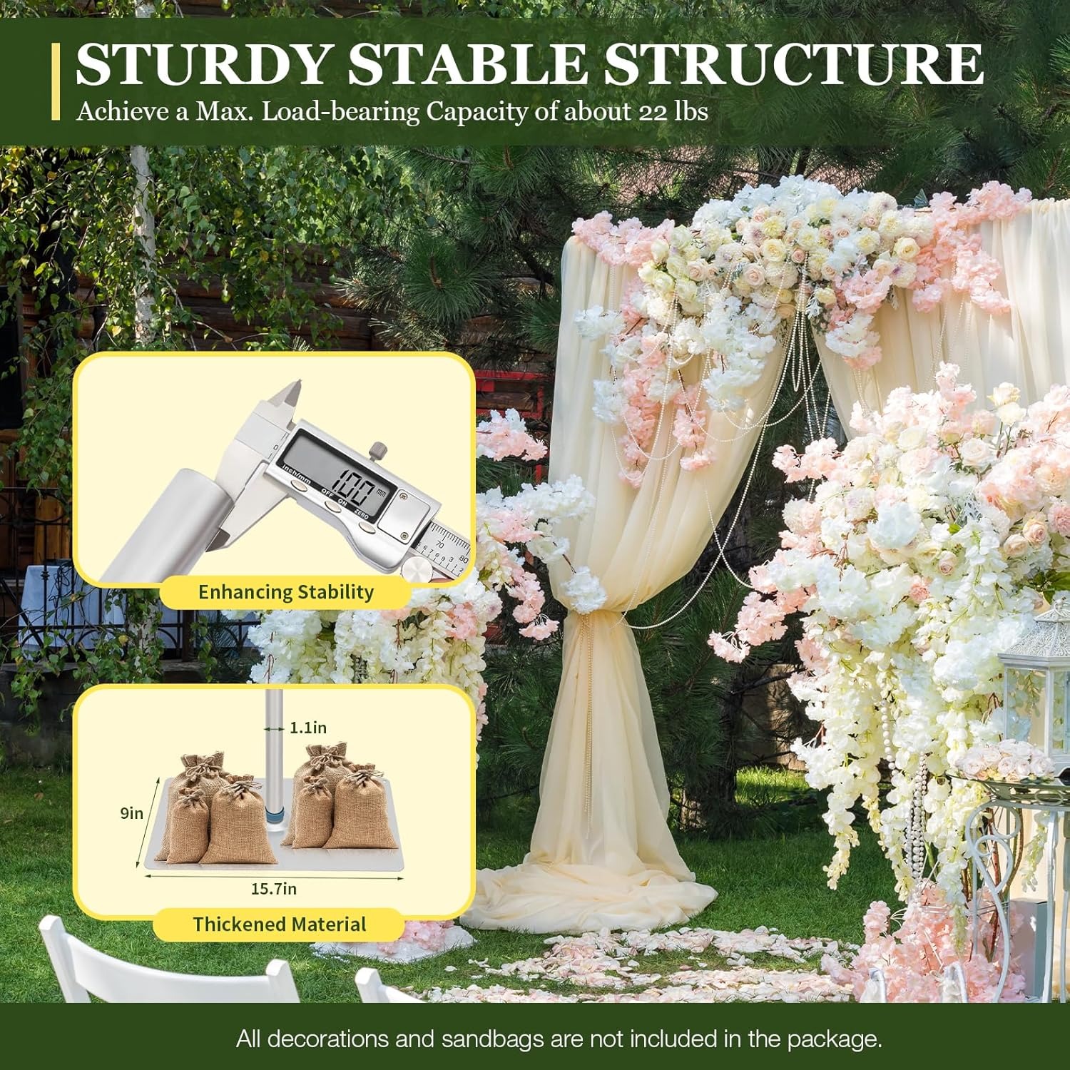 10FT x 20FT Wedding Party Back - đánh giá và giá Backdrop Stand Kit