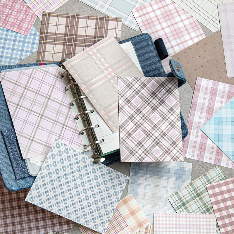 50pcs Creative Plaid Decor Scr - đánh giá và giá Photography Journal