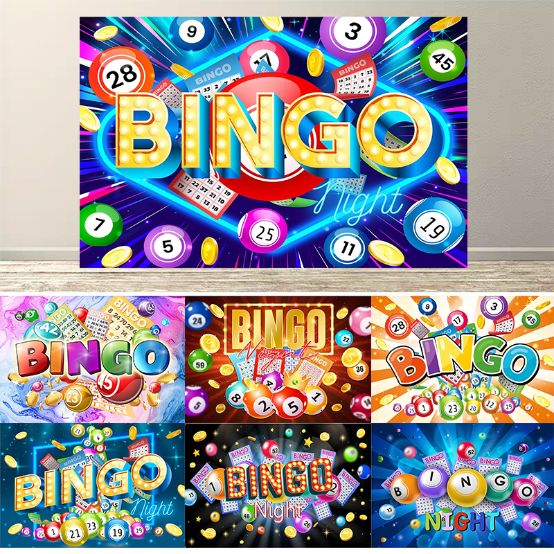 Colorful Bingo Night Backdrop  - đánh giá và giá Photography Contest