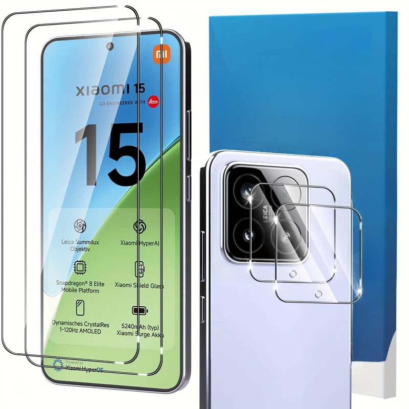 2+2Pcs Tempered Glass Screen P - đánh giá và giá Xiaomi Photography Kit 15 Ultra