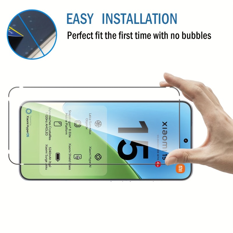 2+2Pcs Tempered Glass Screen P - đánh giá và giá Xiaomi Photography Kit 15 Ultra