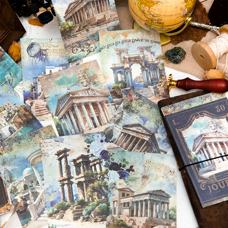 30pcs Travel Scenery Deco Scra - đánh giá và giá Photography Journal