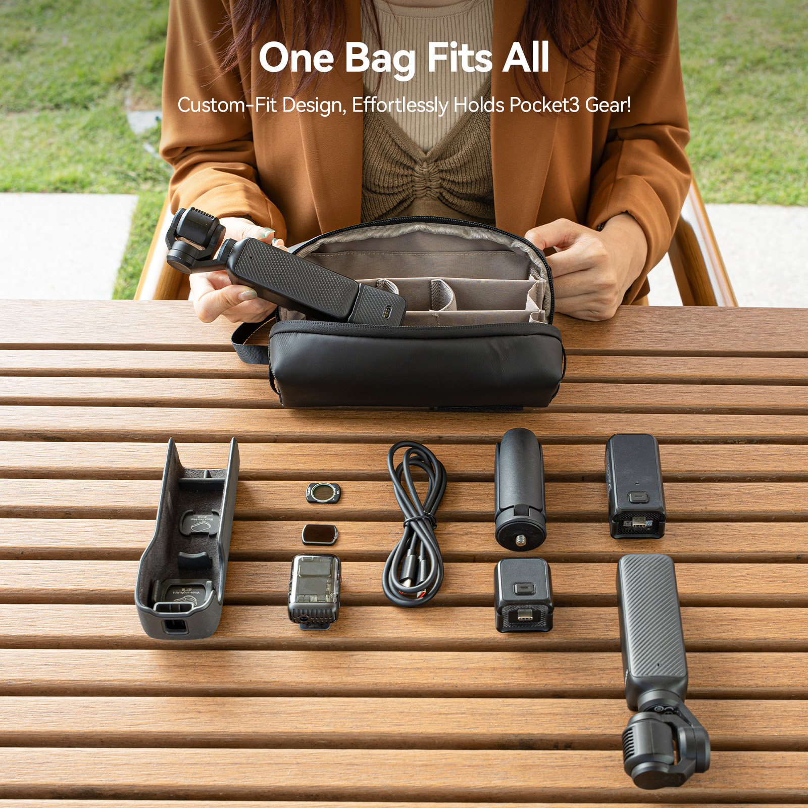 TELESIN Universal Portable Sto - đánh giá và giá Camera Bag Waterproof
