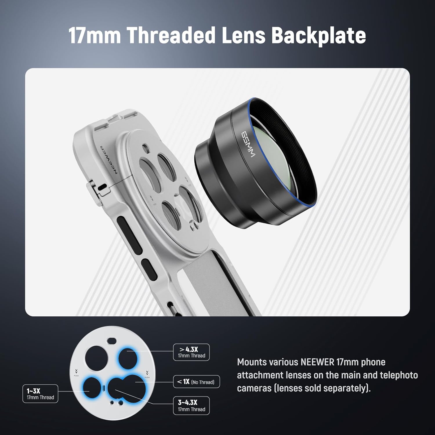 NEEWER Phone Cage Case Quick R - đánh giá và giá Xiaomi Photography Kit 15 Ultra