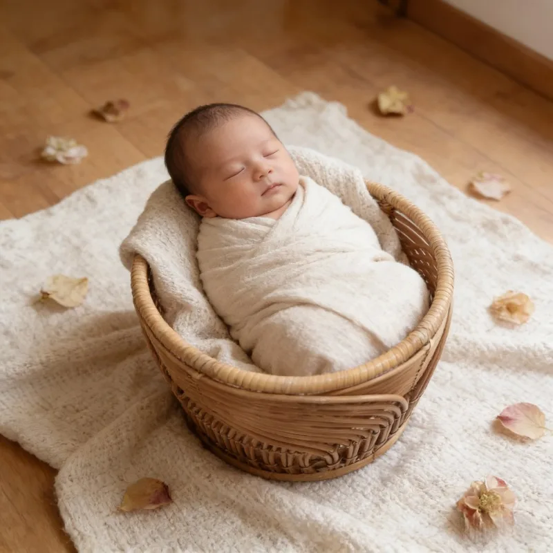 Retro Rattan Basket Chair Newb - đánh giá và giá Photography Class