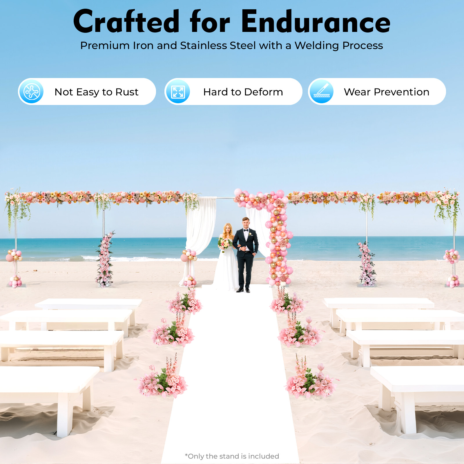 9.84*49.21ft Wedding Decoratio - đánh giá và giá Backdrop Stand Kit
