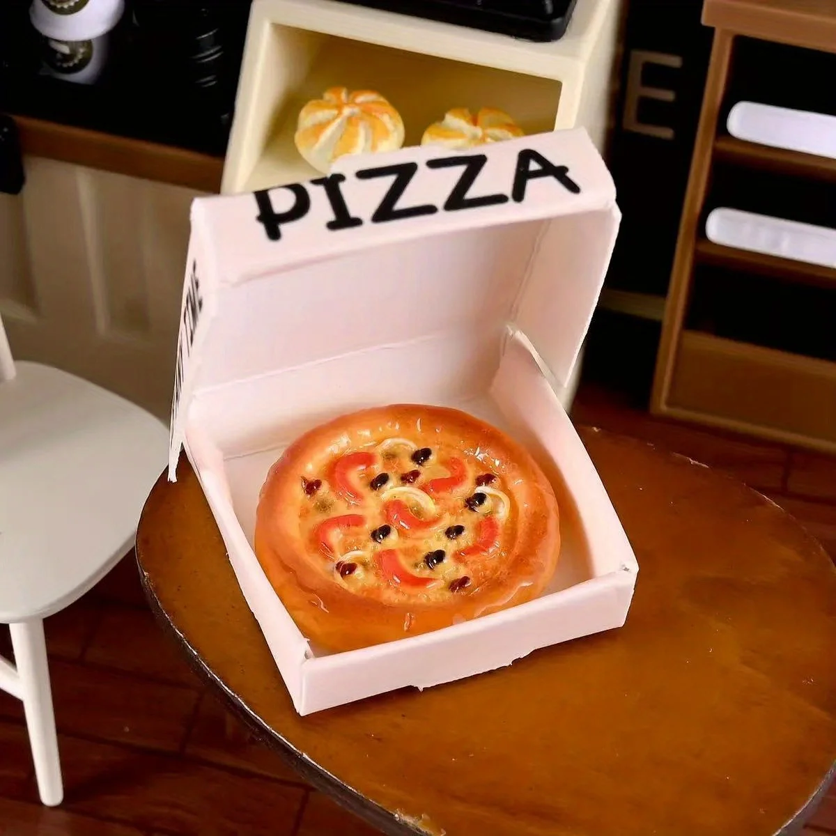 1 Set Dollhouse Miniature Pizz - đánh giá và giá Photography Food