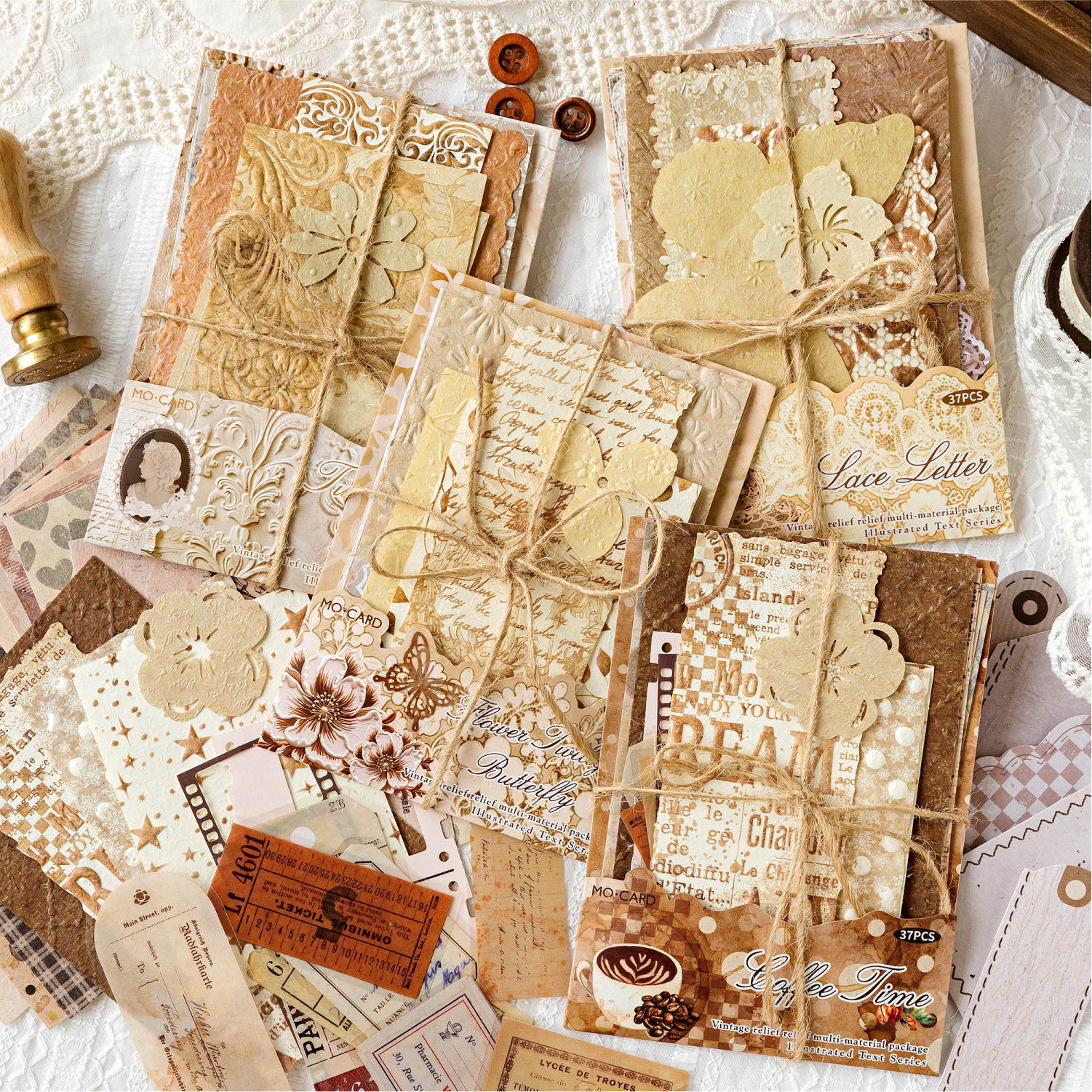 JIANQI 37pcs Vintage Decor Scr - đánh giá và giá Photography Journal