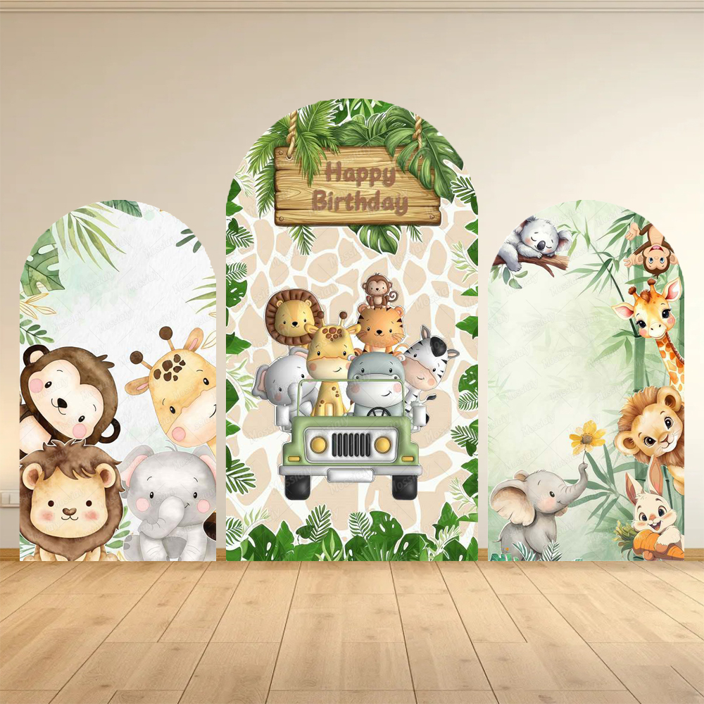 Jungle Zoo Party Arch Backgrou - đánh giá và giá Photography Zoo