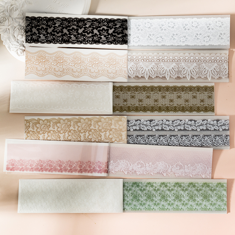 16pcs Retro Floral White Lace  - đánh giá và giá Photography Journal