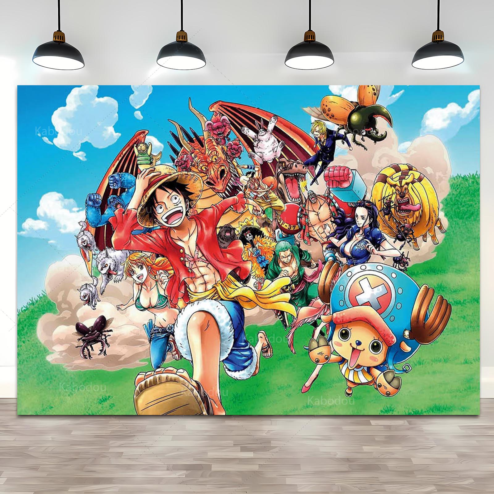 Anime One Piece Luffy Backdrop - đánh giá và giá Photography Class
