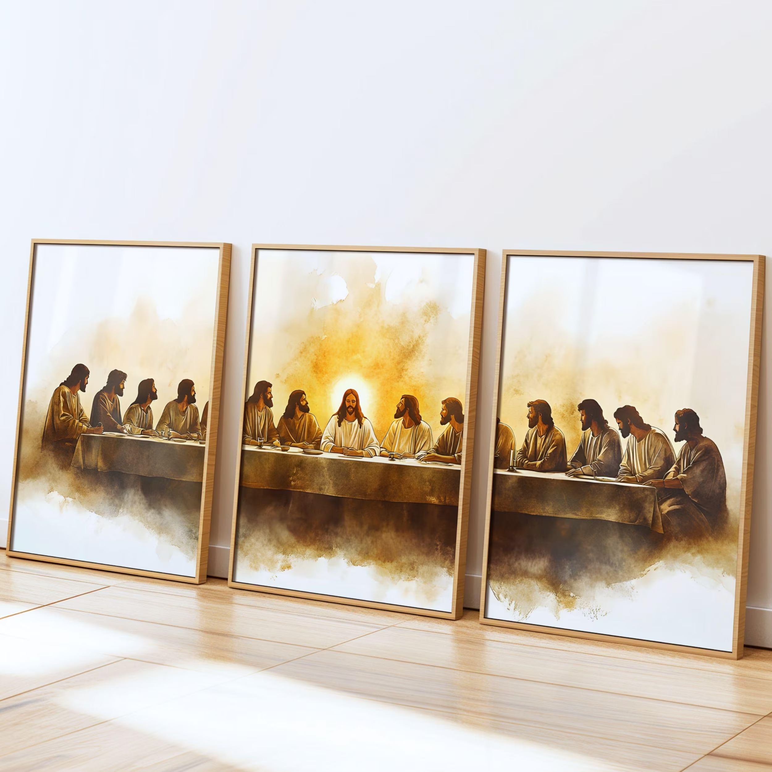 3pcs/set The Last Supper Wall  - đánh giá và giá Photography Course