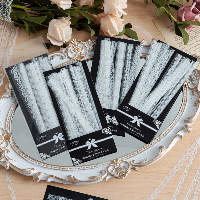 30pcs Retro Floral White Lace  - đánh giá và giá Photography Journal