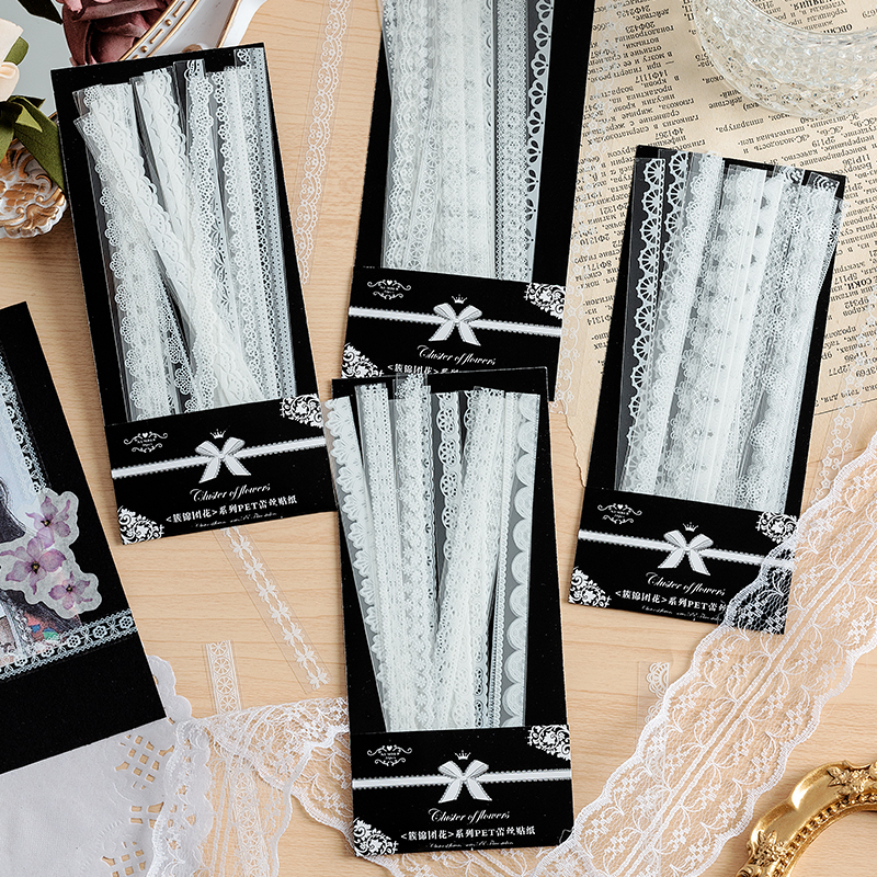 30pcs Retro Floral White Lace  - đánh giá và giá Photography Journal