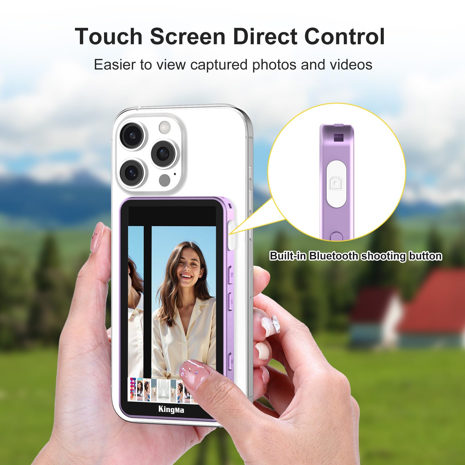 KingMa Magnetic Phone Vlog Sel - đánh giá và giá Photography Equipment