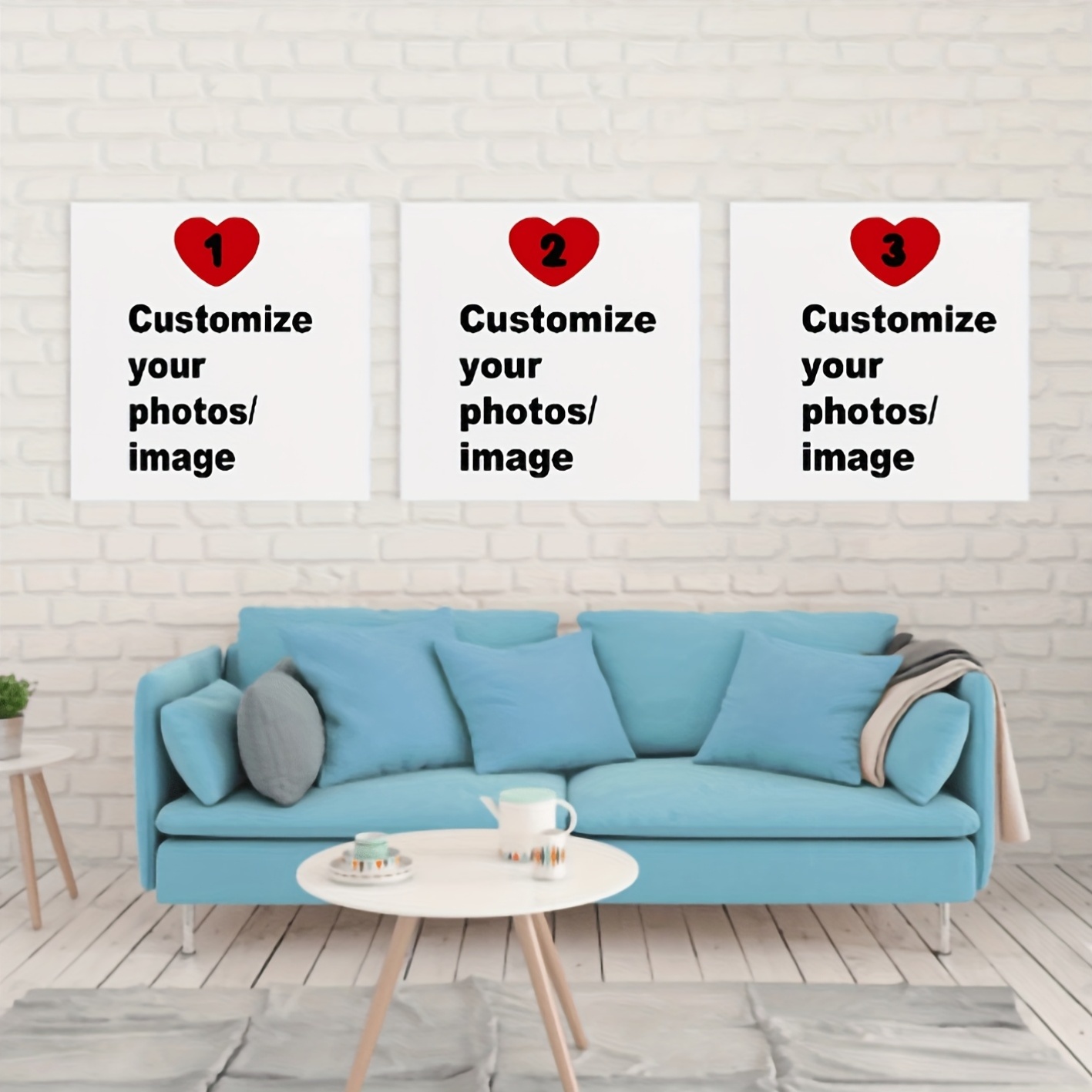 3pcs/set Custom Square Canvas  - đánh giá và giá Photography Style