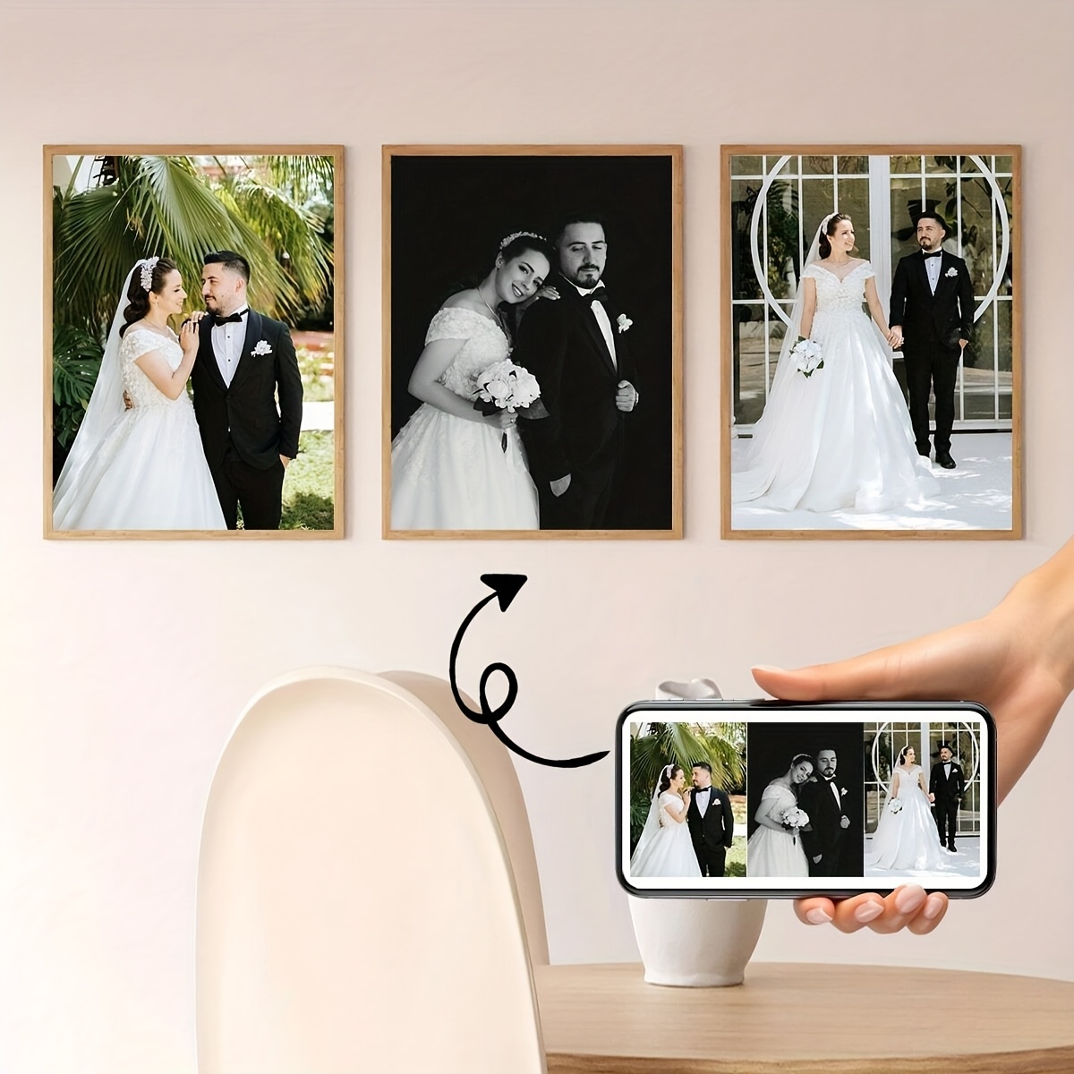3pcs/set Custom Square Canvas  - đánh giá và giá Photography Style