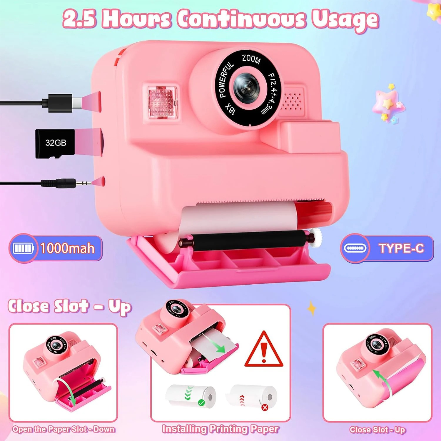 newInstant Print Camera With 3 - đánh giá và giá Photography And Videography