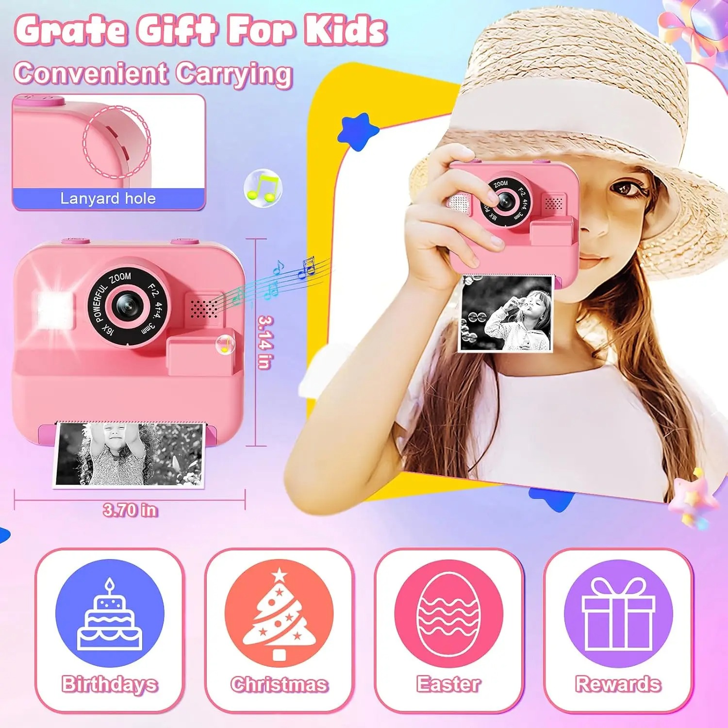 newInstant Print Camera With 3 - đánh giá và giá Photography And Videography