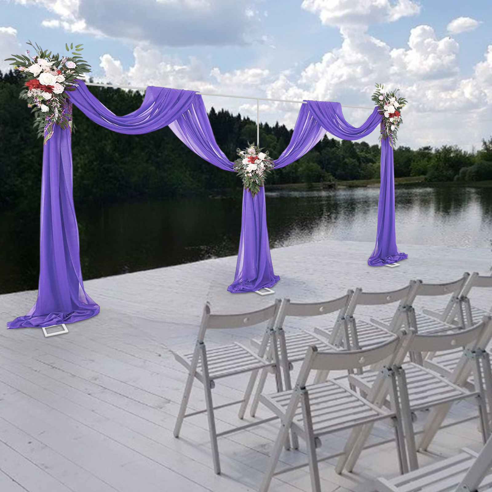 wedding arch stand 19.7*9.8ft  - đánh giá và giá Backdrop Stand Kit