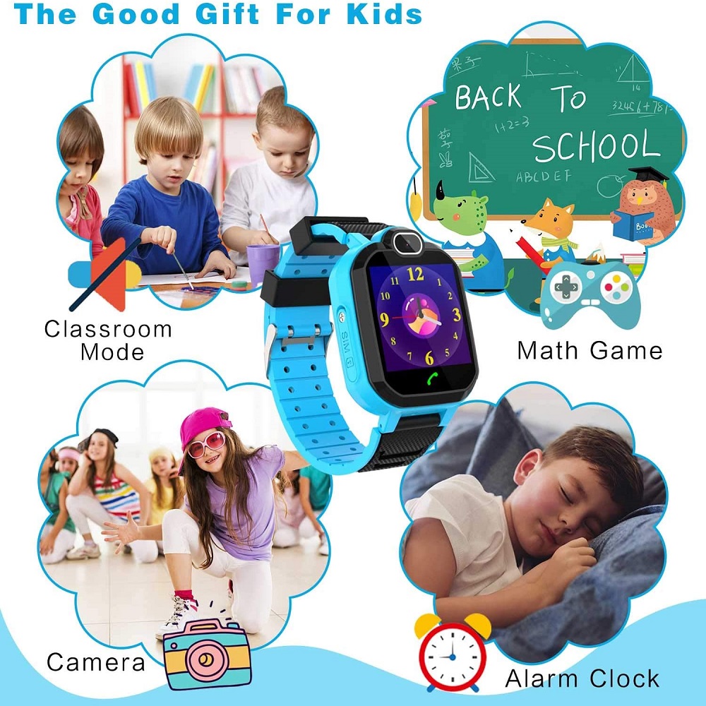 Q12 Kids Smart Watch Waterproo - đánh giá và giá Photography Sim