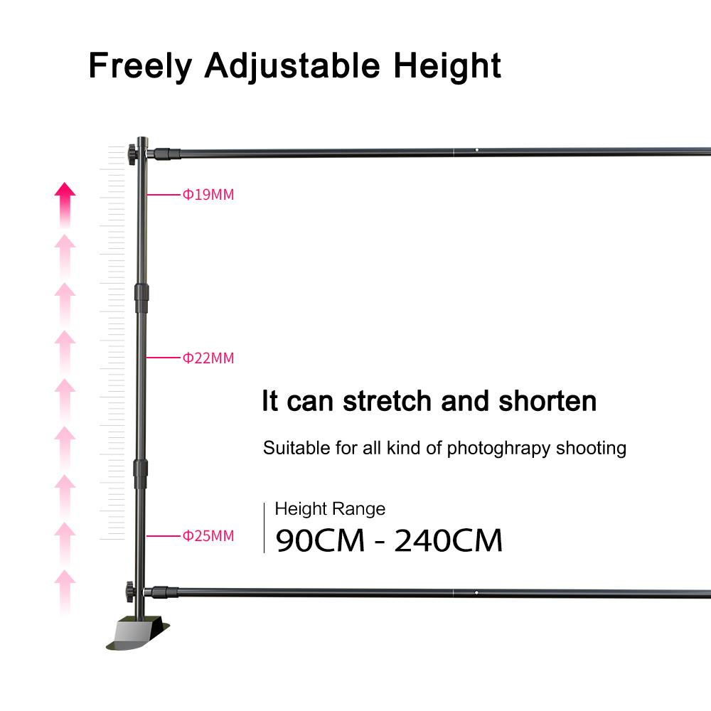 New ModelsDouble-Crossbar Back - đánh giá và giá Backdrop Stand Kit